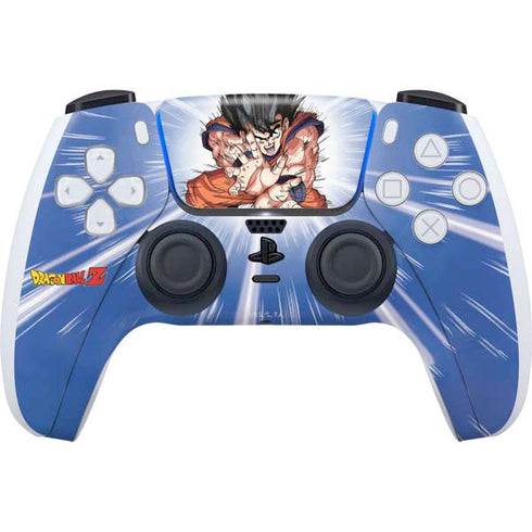 Dragon Ball Z Goku Kamehameha Blast PS5 Controller Skin